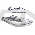 ADMIRAL - Надуваема моторна лодка с алуминиево дъно и надуваем кил AM-320C AL - светло сива