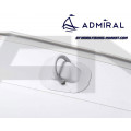 ADMIRAL - Надуваема моторна лодка с твърдо дъно и надуваем кил AM-375 Sport - светло сива