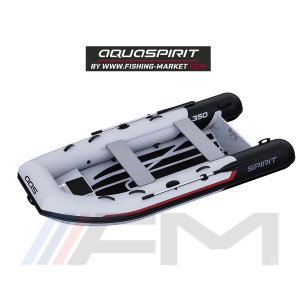 AQUASPIRIT RIB лодка SPIRIT 350 - светло сиво и черно