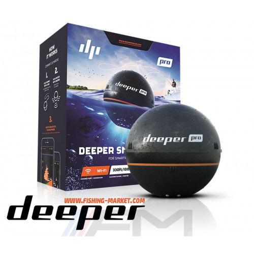 DEEPER Smart Sonar PRO - Безжичен двулъчев сонар Wi-Fi / BG Menu