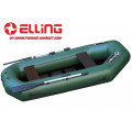 ELLING - Надуваема гребна лодка с твърдо дъно Navigator N240CNM - зелена
