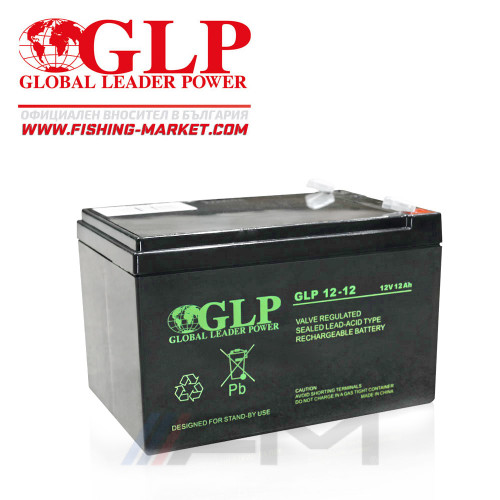 Акумулаторна тягова батерия GLP AGM - 12Ah 12V