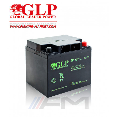 Акумулаторна тягова батерия GLP AGM - 40Ah 12V