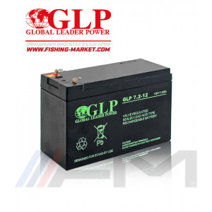 Акумулаторна тягова батерия GLP AGM - 7.2Ah 12V 