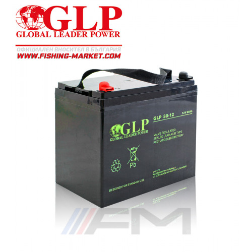 Акумулаторна тягова батерия GLP AGM - 80Ah 12V