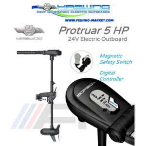 HASWING Електрически безчетков двигател Protruar 5.0 HP / 40" 24V FW/SW