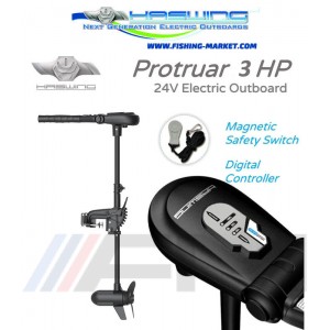 HASWING Електрически безчетков двигател Protruar 3.0 HP / 35" 24V FW/SW
