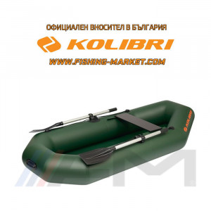 KOLIBRI - Надуваема гребна лодка K-210 Super Light - зелена