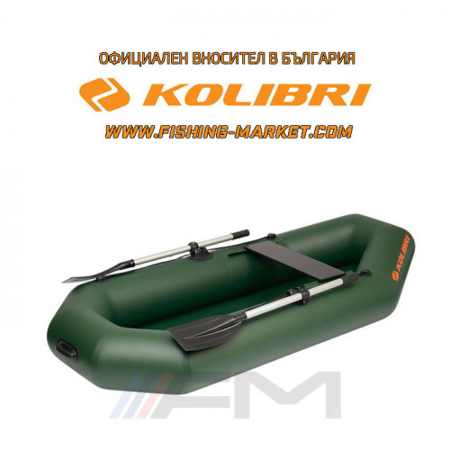 KOLIBRI - Надуваема гребна лодка K-230 Super Light - зелена