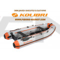 KOLIBRI - Надуваема моторна лодка с алуминиево дъно и надуваем кил KM-330DSL ALF - светло сив