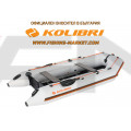 KOLIBRI - Надуваема моторна лодка с твърдо дъно и надуваем кил KM-360D PFS Profi - светло сива