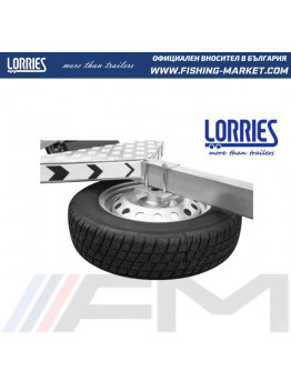 LORRIES Резервна гума с метална джанта и механизъм за захват към шаси PP75
