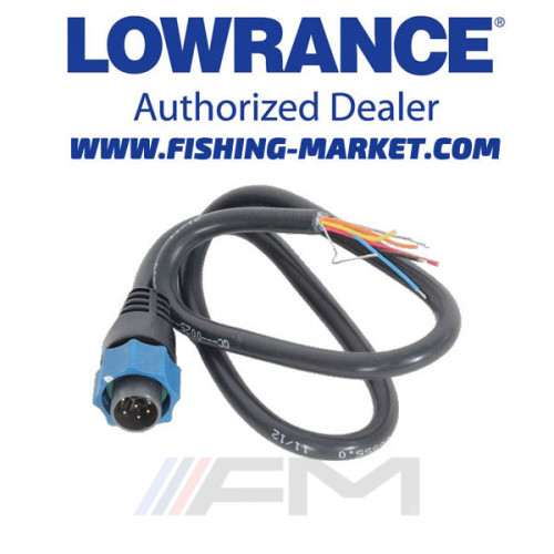 LOWRANCE BSM-1 Adapter Cable 7 pin Blue Connector to Bire wires