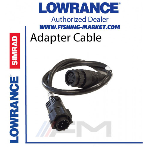 LOWRANCE xSonic Tranducer Adapter Cable - Адапторен кабел за сонда от 9 pin към 7 pin