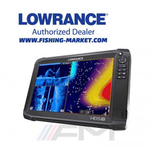 LOWRANCE HDS-12 Carbon Touchscreen Combo (BG Menu) - Сонар с GPS (цветен) - 83/200 kHz и StructureScan HD
