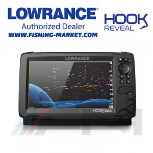LOWRANCE Сонар и GPS картограф Hook Reveal 7 с HDI сонда 50/200