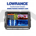 LOWRANCE Elite-12 Ti Combo Touchscreen (BG Menu) - Сонар с GPS (цветен) + TotalScan сонда (Mid/High) 83/200/455/800 Khz
