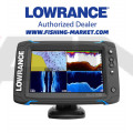 LOWRANCE Elite-7 Ti Combo Touchscreen (BG Menu) - Сонар с GPS (цветен) + TotalScan сонда (Mid/High) 83/200/455/800 Khz