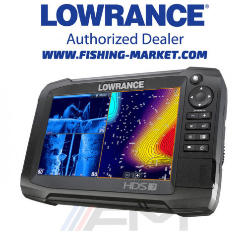 LOWRANCE HDS-7 Carbon Touchscreen Combo (BG Menu) - Сонар с GPS (цветен) - без сонда