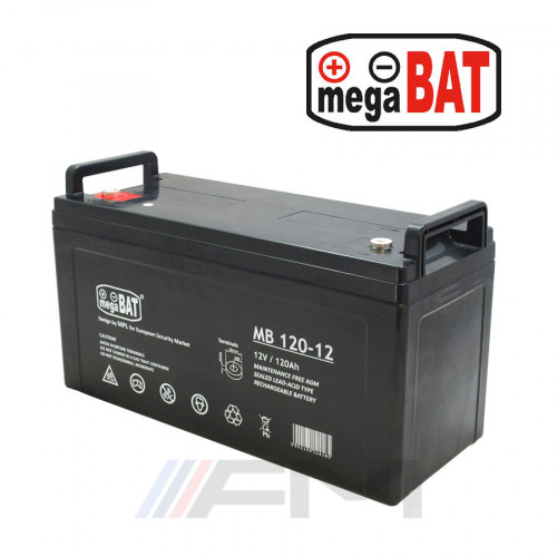 Акумулаторна тягова батерия MEGABAT AGM - MB 120Ah 12V