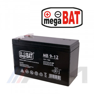 Акумулаторна тягова батерия MEGABAT AGM - MB 9Ah 12V 