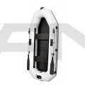 OMEGA - Надуваема гребна лодка с твърдо дъно 290 LSPT PS Pro Plus светло сива