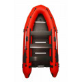 OMEGA - Надуваема моторна лодка с твърдо дъно и надуваем кил 385 K PFA RT PT - червена