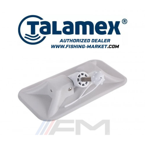 TALAMEX Ключ за гребло с основа за лепене Aqualine - светло сив