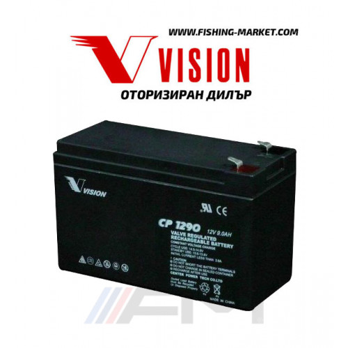 VISION Акумулаторна батерия 9Ah 12V - тягова