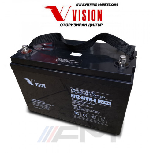VISION Тягов акумулатор HF12-470W-X 100Ah 12V