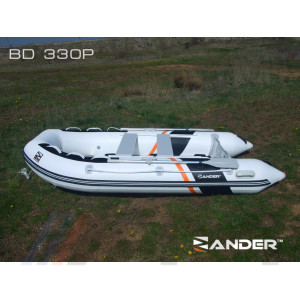 ZANDER - Надуваема моторна лодка с алуминиево дъно и надуваем кил BD330P