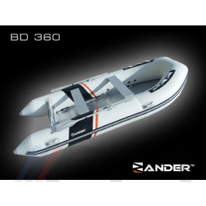 ZANDER - Надуваема моторна лодка с алуминиево дъно и надуваем кил BD360P
