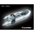 ZANDER - Надуваема моторна лодка с алуминиево дъно и надуваем кил BD390P